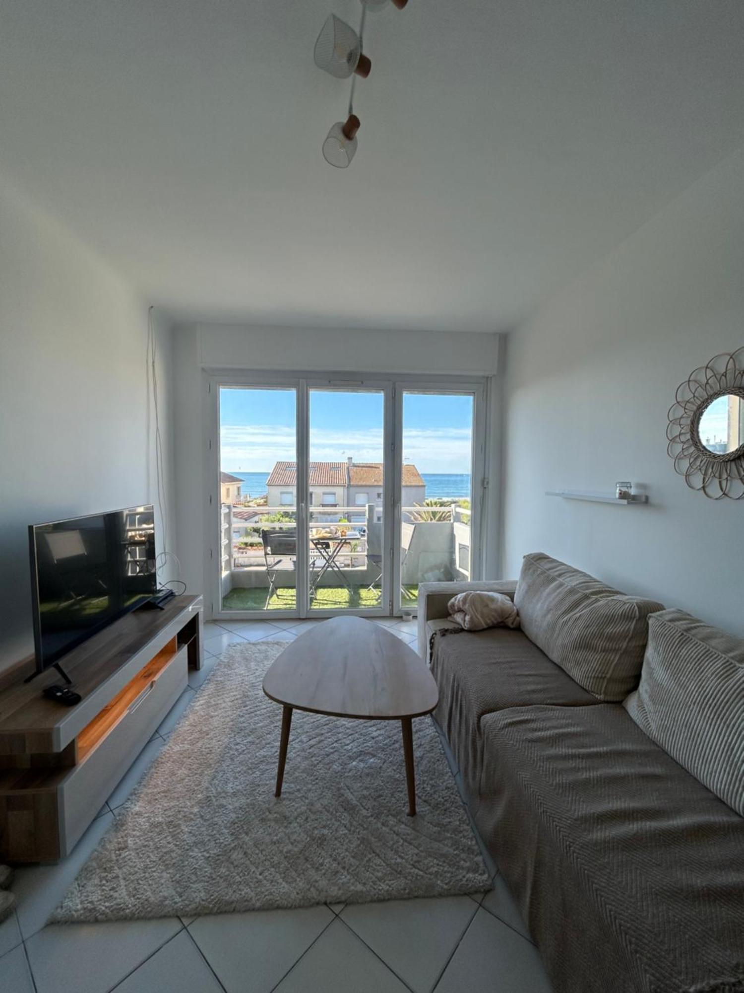 Appartement Traversant Vue Mer Et Etang Mauguio Esterno foto